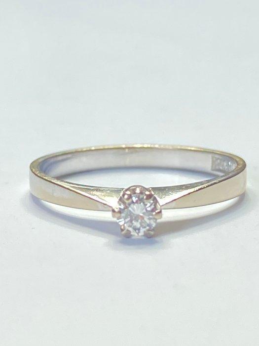 Zonder minimumprijs - Ring - 18 karaat Witgoud Diamant, Sieraden, Tassen en Uiterlijk, Ringen