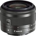 Canon EF-M 15-45 mm F3.5-6.3 IS STM 49 mm filter (geschikt, Verzenden, Zo goed als nieuw, Groothoeklens