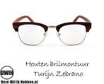 DWIH - Houten brilmontuur - Turijn - Ebben, Nieuw