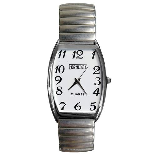 Fako® - Horloge - Rekband - Featurely - 31x44mm -, Sieraden, Tassen en Uiterlijk, Horloges | Dames, Verzenden
