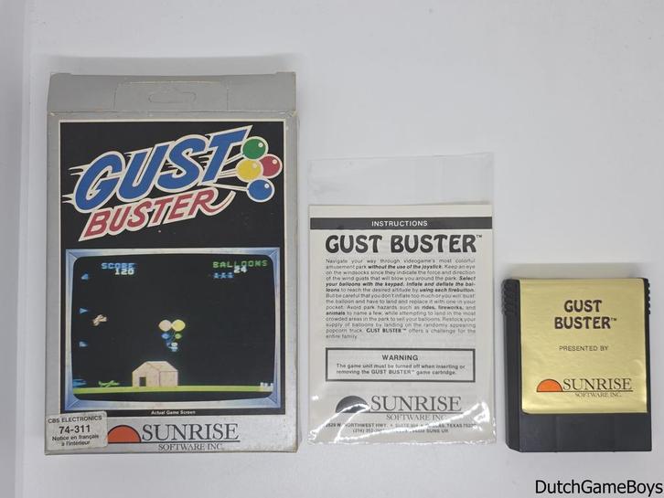 Colecovision - Sunrise - Gust Buster, Spelcomputers en Games, Games | Overige, Gebruikt, Verzenden