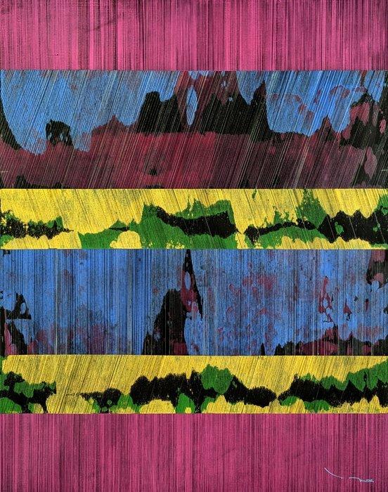 Tehos - Abstraction AA 02 XL, Antiek en Kunst, Kunst | Schilderijen | Modern