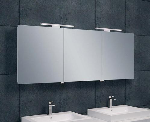 ACTIE - Xellanz Bright spiegelkast met LED 160 x 60 x 14 cm, Huis en Inrichting, Badkamer | Badkamermeubels, Spiegelkast, Nieuw