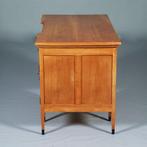 Satijnhouten bureau met zwarte accenten Hollands ca 1910 No2, Ophalen of Verzenden