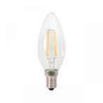 LED lamp E14 | kaarslamp C35 | 2W=20W | daglichtwit filament, Nieuw, Verzenden