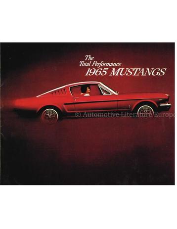 1965 FORD MUSTANG BROCHURE ENGELS (USA)