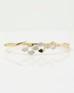 Armband - 14 karaat Geel goud - 0.43ct. tw. Diamant, Sieraden, Tassen en Uiterlijk, Armbanden, Nieuw