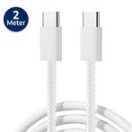 USB-C-USB-C/kabel/100w/2meter/Geschikt voor Apple/Android, Verzenden, Nieuw, Snoer of kabel, Apple iPhone