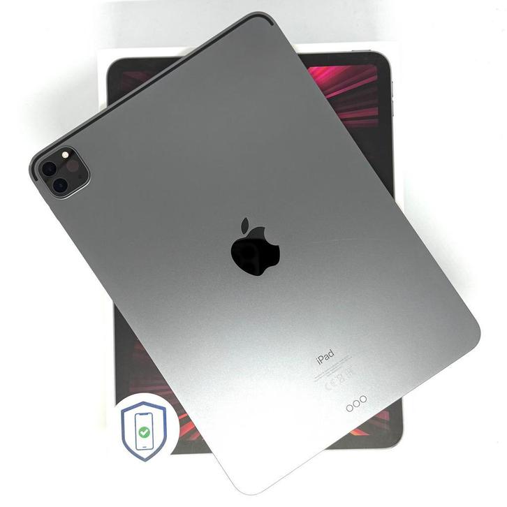 iPad Pro 3e 11 inch M1 128GB grijs /krasvrij scherm /99% bat, Computers en Software, Apple iPads, 11 inch, Wi-Fi, Grijs, Zo goed als nieuw