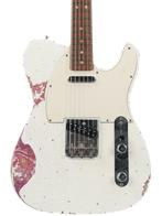 Fender Telecaster Olympic White Over Paisley 1967, Ophalen of Verzenden, Gebruikt, Solid body, Fender