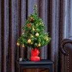 TRUUSK Kleine Kerstboom, Mini Kerstboom Met Hulstbessen, Bal, Diversen, Kerst, Verzenden, Nieuw