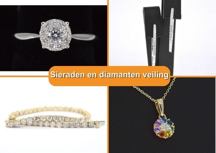 NU op Onlineveilingmeester.nl: Sieraden en diamanten!, Sieraden, Tassen en Uiterlijk, Antieke sieraden