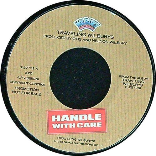 Traveling Wilburys - Nice lot of 9x 7 45RPM singles (8 with, Cd's en Dvd's, Vinyl Singles