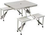 Bo-Camp 136 x 85 inklapbare picknicktafel - Aluminium, Caravans en Kamperen, Kampeeraccessoires, Nieuw