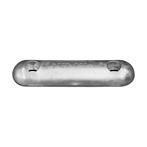 Tecnoseal Zink Romp Anode met Schroefgaten-455 x 94 mm, Watersport en Boten, Ophalen of Verzenden, Nieuw