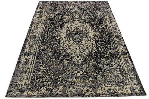 Agra Verwijder Grijs/Beige - Vloerkleed - 240 cm - 170 cm, Huis en Inrichting, Stoffering | Tapijten en Kleden