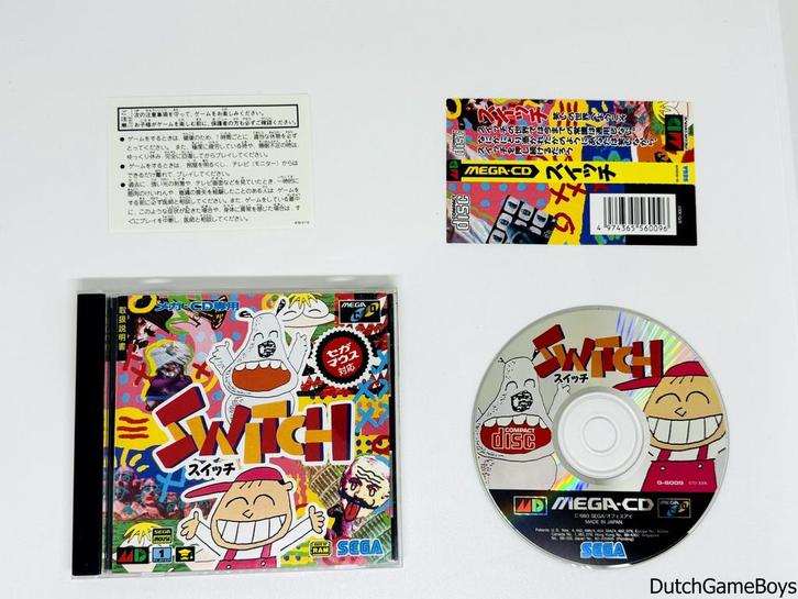 Sega Mega CD - Switch + Spine - Japan, Spelcomputers en Games, Games | Sega, Gebruikt, Verzenden