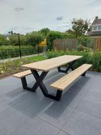 Picknick tafel eiken, Huis en Inrichting, Tafels | Eettafels, Verzenden, Nieuw