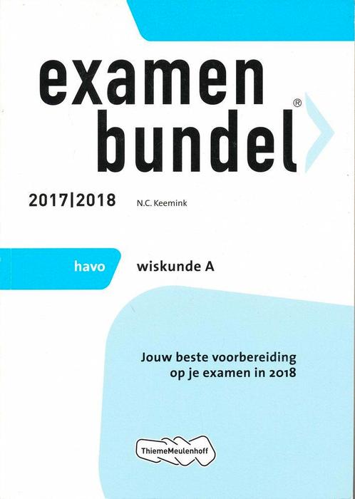 Examenbundel Havo Wiskunde A 2017/2018, Boeken, Schoolboeken, Nieuw, Verzenden