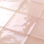 Handvorm wandtegel 13x13 roze soft glans wandtegel, Ophalen, Nieuw, 10 m² of meer, Wandtegels