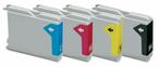 Brother DCP-357C cartridges LC-1000 set 4 stuks huismerk, Verzenden, Nieuw