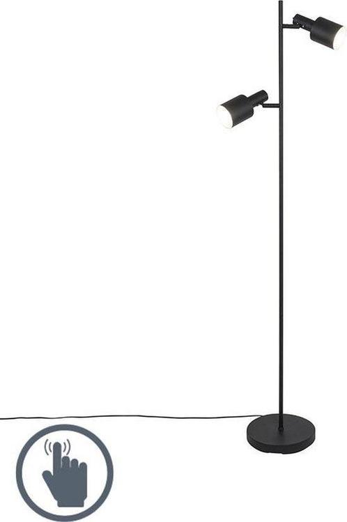 QAZQA Vloerlamp Stijn 156cm - Zwart, Huis en Inrichting, Woonaccessoires | Overige, Verzenden