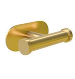 Dubbele haak zelfklevend 100x65x45 mm rvs mat goud, Huis en Inrichting, Verzenden, Nieuw