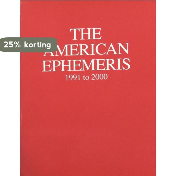 The American Ephemeris 1991 to 2000 9780917086212, Boeken, Taal | Engels, Gelezen, Verzenden