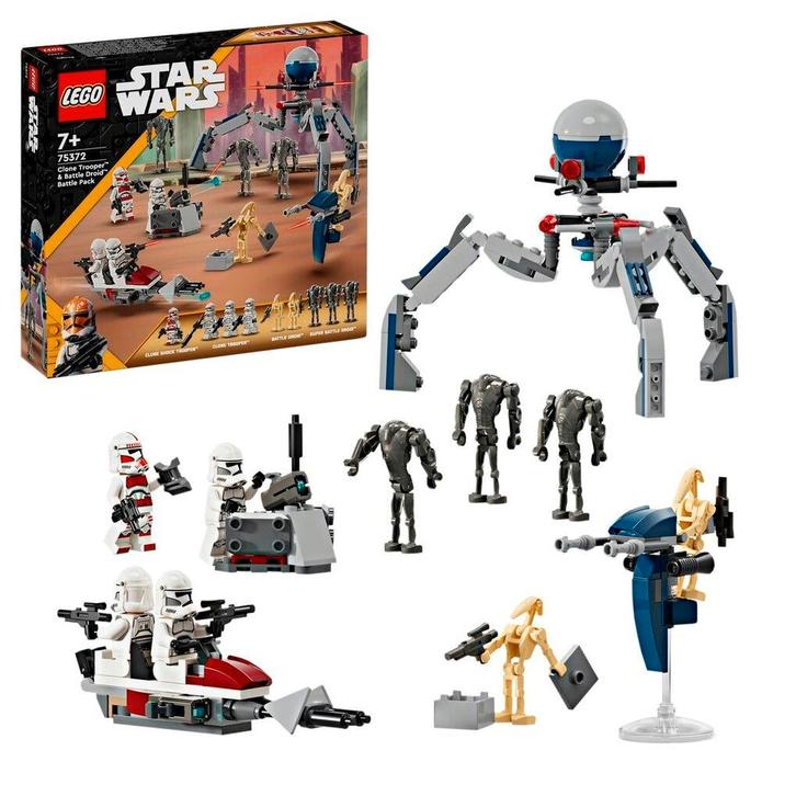 LEGO Star Wars 75372 Clone Trooper & Battle Droid Battle, Kinderen en Baby's, Speelgoed | Duplo en Lego, Nieuw, Verzenden