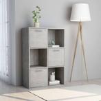 Opbergkast 60x29,5x90 cm spaanplaat betongrijs (Interieur)