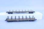 HAG H0 - 387 / 379 - Model treinwagon (2) - 2 Rongenwagens -, Nieuw