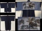 Hawk / Japanse Vintage Kimono Haori Jas Ensemble Set - Zijde, Antiek en Kunst