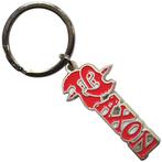 Saxon - Red Logo - Sleutelhanger officiële merchandise, Verzamelen, Ophalen of Verzenden, Nieuw, Gebruiksvoorwerp