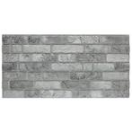 3D Wandpaneel Grijs Baksteen EPS L1903 100x50x2cm, Doe-het-zelf en Verbouw, Platen en Panelen, Nieuw