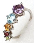 Amethist - Zilver, Ring van de Rivier van het Licht: