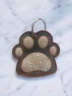Lederen Sleutelhanger – Pootafdruk, Ophalen of Verzenden, Nieuw, Knuffel of Figuurtje