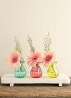 Tafelvaasjes hyacint vaasje fleur ø7 cm hoogte 9 3 stuks, Ophalen of Verzenden, Nieuw