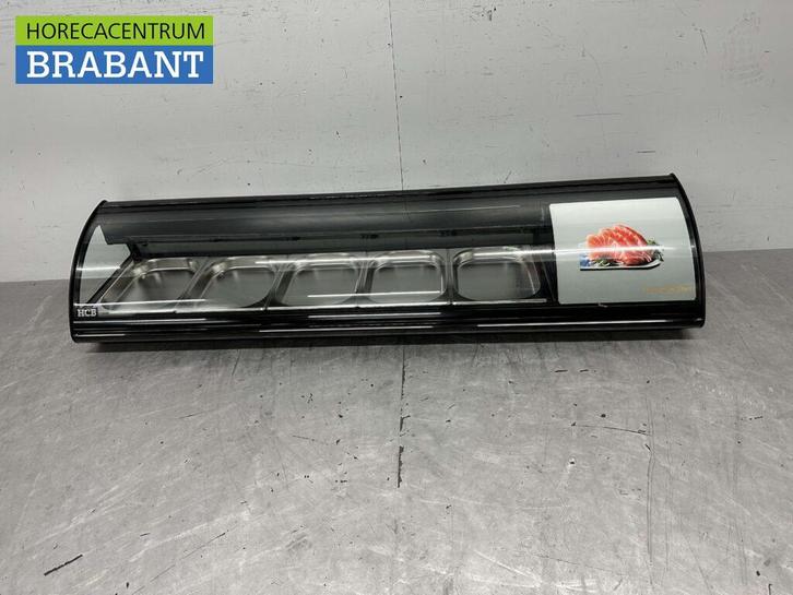 Sushivitrine Tapasvitrine Opzet koelvitrine 5 x 1/2 GN 175,4, Zakelijke goederen, Horeca | Keukenapparatuur, Nieuw in verpakking
