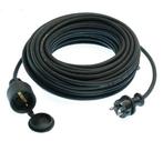 AS Schwabe rubber verlengkabel 15 meter H05RR-F 3x1.5 zwa..., Ophalen of Verzenden, Nieuw