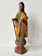 sculptuur, Religieus beeld - 18e eeuw - 29.6 cm - Hout, Antiek en Kunst