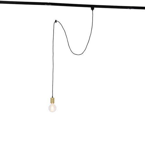 Hanglamp met rail ophanging goud - Iconic Cavalux, Huis en Inrichting, Lampen | Spots, Nieuw, Overige materialen