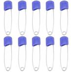 Fako Bijoux - 10 Veiligheidsspelden Met Beschermkap -, Sieraden, Tassen en Uiterlijk, Broches, Verzenden, Nieuw