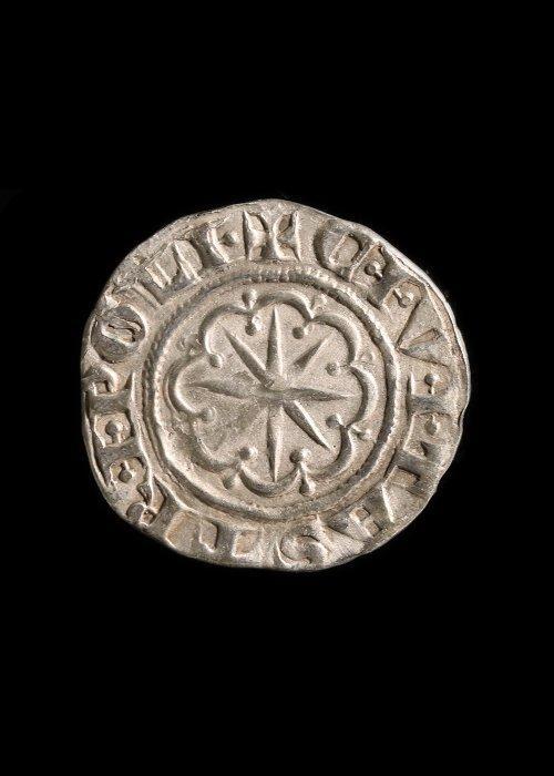 Middeleeuwen, kruisvaardersperiode Zilver Geslagen munt, Antiek en Kunst, Antiek | Overige Antiek