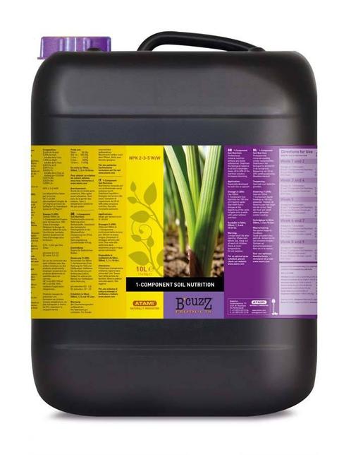 Bcuzz Aardevoeding 1 component 10 ltr, Tuin en Terras, Plantenvoeding, Nieuw, Ophalen of Verzenden