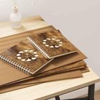 vidaXL Decorpanelen 50 pcs Gerookt eiken 30 x 42 x 0.27 cm, Hobby en Vrije tijd, Verzenden, Nieuw