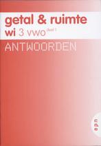 Getal en Ruimte 3 Vwo deel 1 deel Antwoorden d 9789011106291, Verzenden, Zo goed als nieuw