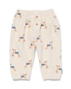 HEMA Newborn broek velour fietsen gebroken wit, Kinderen en Baby's, Verzenden, Nieuw