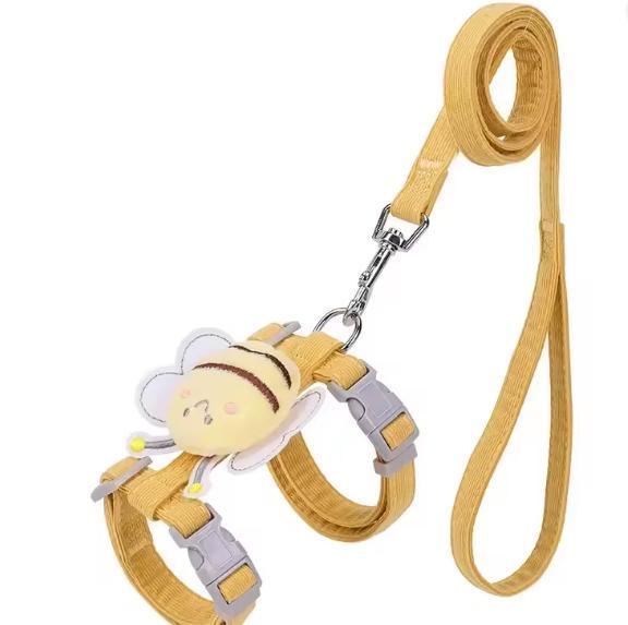 Schattig Kattentuig met Bijenthema – Verstelbare Riem Set, Dieren en Toebehoren, Katten-accessoires, Nieuw, Verzenden