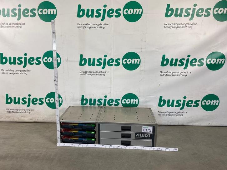 Aluca aluminium gebruikte bedrijfswagen inrichting (nr 2173), Auto diversen, Overige Auto diversen, Ophalen of Verzenden