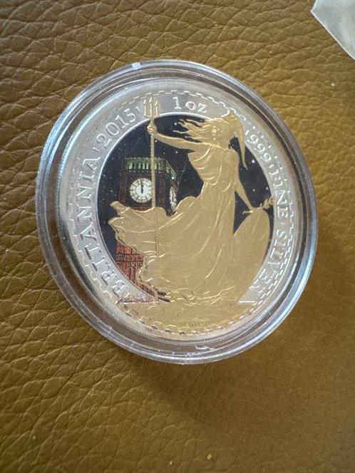Verenigd Koninkrijk. 2 Pounds 2015 Britannia - Big Ben at, Postzegels en Munten, Munten | Europa | Niet-Euromunten